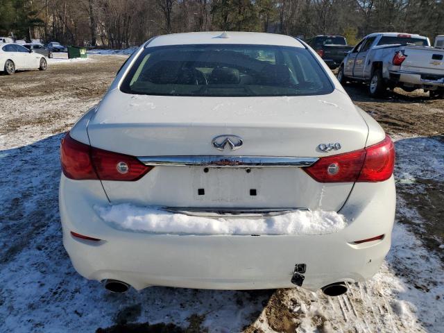 JN1BV7AP4EM678235 - 2014 INFINITI Q50 BASE WHITE photo 6