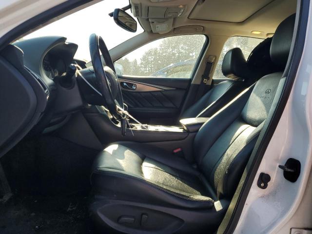 JN1BV7AP4EM678235 - 2014 INFINITI Q50 BASE WHITE photo 7