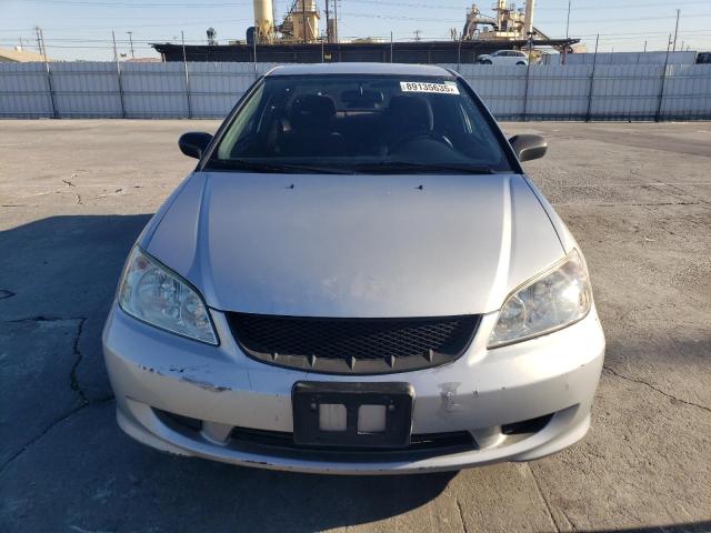 1HGEM21145L022491 - 2005 HONDA CIVIC DX VP ვერცხლისფერი ფოტო 5