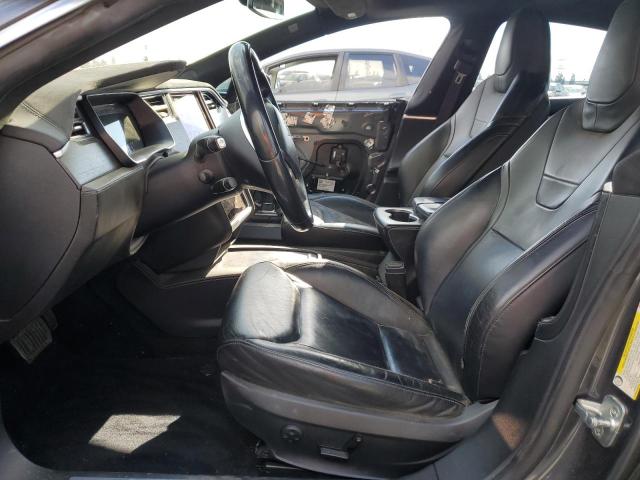 5YJSA1E21GF136073 - 2016 TESLA MODEL S GRAY photo 7