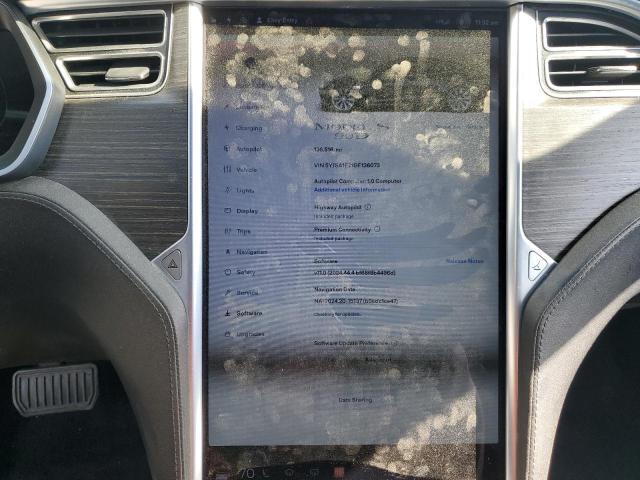 5YJSA1E21GF136073 - 2016 TESLA MODEL S GRAY photo 9