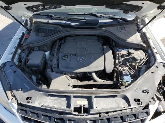 4JGDA5HB1EA334813 - 2014 MERCEDES-BENZ ML 350 4MATIC WHITE photo 12