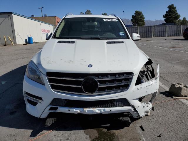 4JGDA5HB1EA334813 - 2014 MERCEDES-BENZ ML 350 4MATIC WHITE photo 5