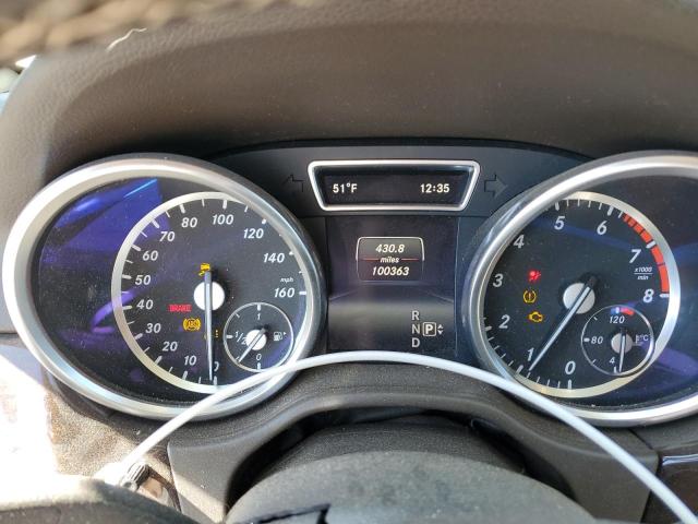 4JGDA5HB1EA334813 - 2014 MERCEDES-BENZ ML 350 4MATIC WHITE photo 9