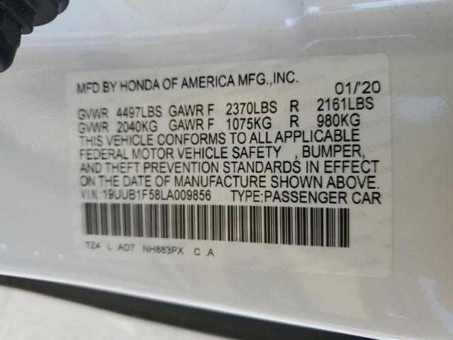 19UUB1F58LA009856 - 2020 ACURA TLX TECHNOLOGY 白色 照片 13