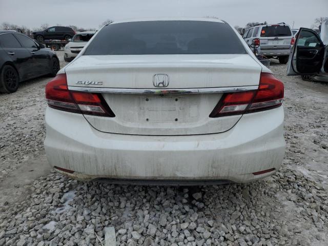 19XFB2F90FE028757 - 2015 HONDA CIVIC EXL თეთრი ფოტო 6