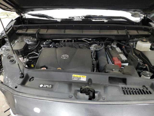 5TDGZRBH6NS593752 - 2022 TOYOTA HIGHLANDER XLE GRAY photo 12