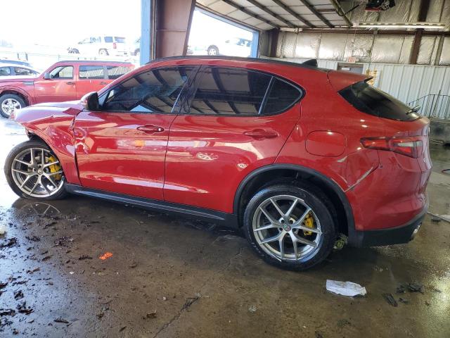 ZASFAKNN0J7B97419 - 2018 ALFA ROMEO STELVIO TI SPORT RED photo 2