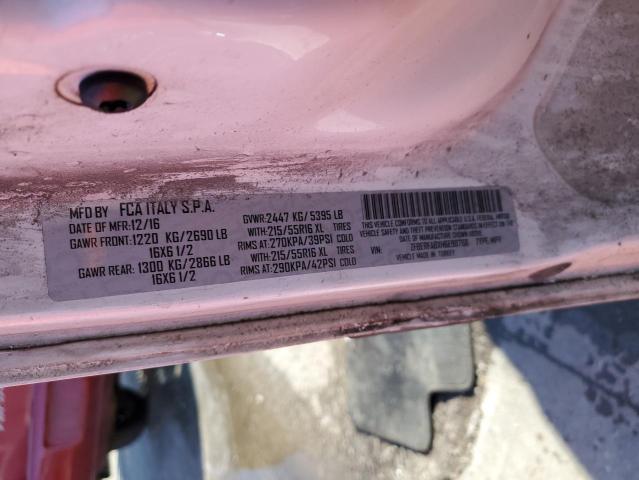 ZFBERFABXH6E98768 - 2017 RAM PROMASTER WHITE photo 13