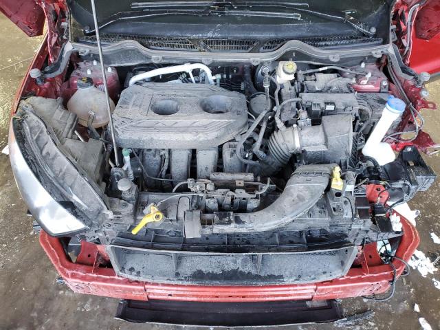 MAJ6S3GL1NC459006 - 2022 FORD ECOSPORT SE ბურგუნდია ფოტო 11