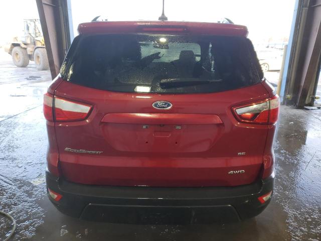 MAJ6S3GL1NC459006 - 2022 FORD ECOSPORT SE ბურგუნდია ფოტო 6