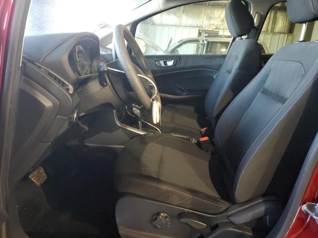 MAJ6S3GL1NC459006 - 2022 FORD ECOSPORT SE ბურგუნდია ფოტო 7