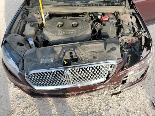 3LN6L5E97HR609986 - 2017 LINCOLN MKZ RESERVE BURGUNDY photo 11