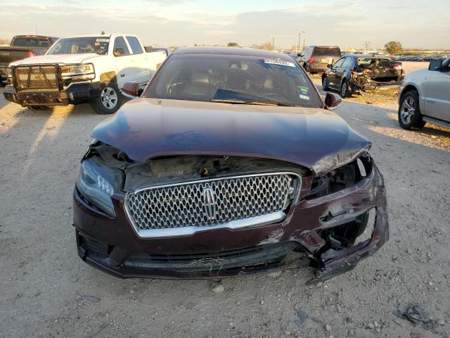 3LN6L5E97HR609986 - 2017 LINCOLN MKZ RESERVE BURGUNDY photo 5