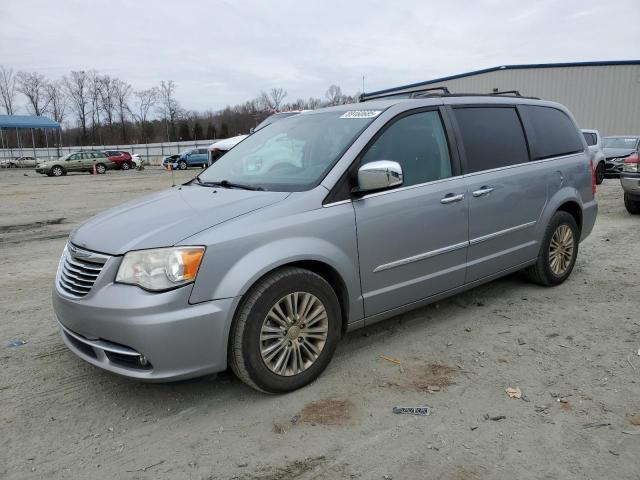 2C4RC1CG3DR778088 - 2013 CHRYSLER TOWN & COU TOURING L SILVER photo 1