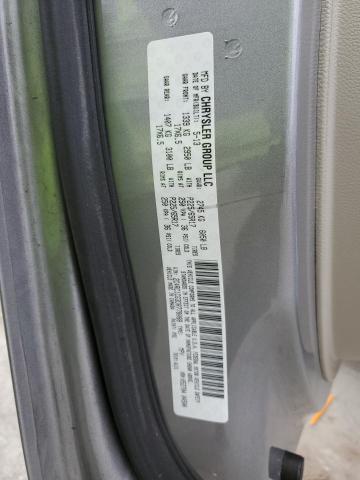 2C4RC1CG3DR778088 - 2013 CHRYSLER TOWN & COU TOURING L SILVER photo 14