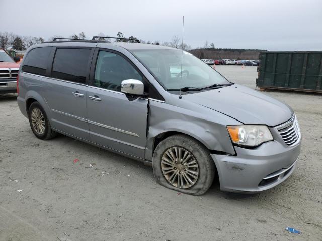 2C4RC1CG3DR778088 - 2013 CHRYSLER TOWN & COU TOURING L SILVER photo 4