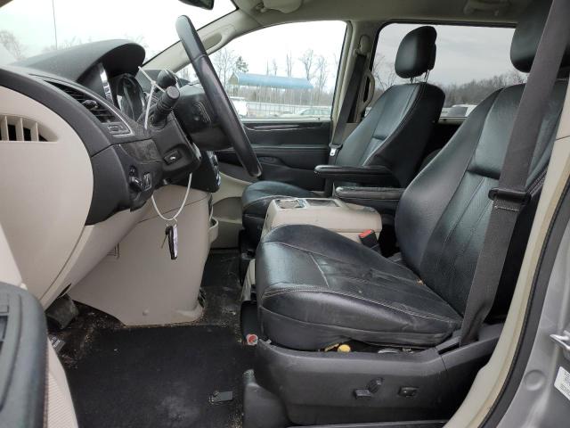 2C4RC1CG3DR778088 - 2013 CHRYSLER TOWN & COU TOURING L SILVER photo 7