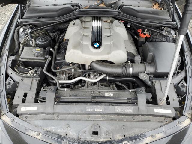 WBAEH73405B869356 - 2005 BMW 645 CI AUTOMATIC BLACK photo 11