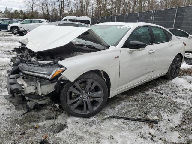 19UUB5F51MA014230 - 2021 ACURA TLX TECH A WHITE photo 1