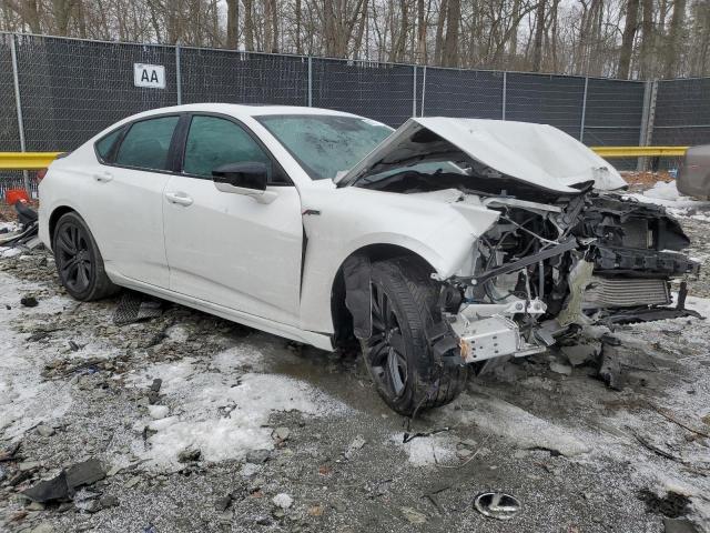 19UUB5F51MA014230 - 2021 ACURA TLX TECH A WHITE photo 4