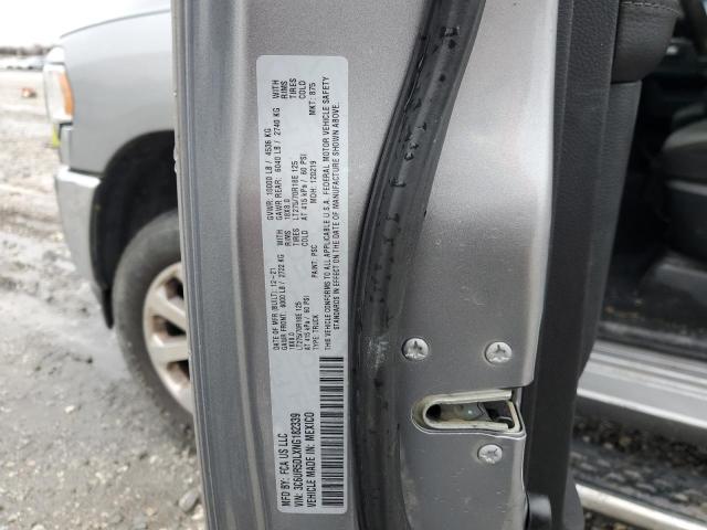 3C6UR5DLXNG182339 - 2022 RAM 2500 BIG HORN/LONE STAR GRAY photo 12