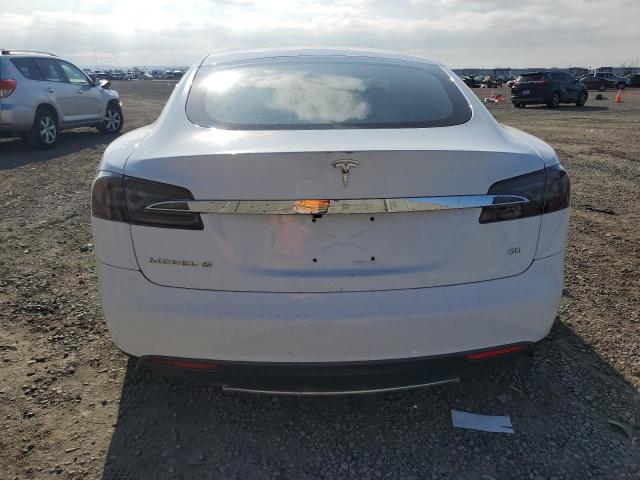 5YJSA1CG2DFP17298 - 2013 TESLA MODEL S WHITE photo 6