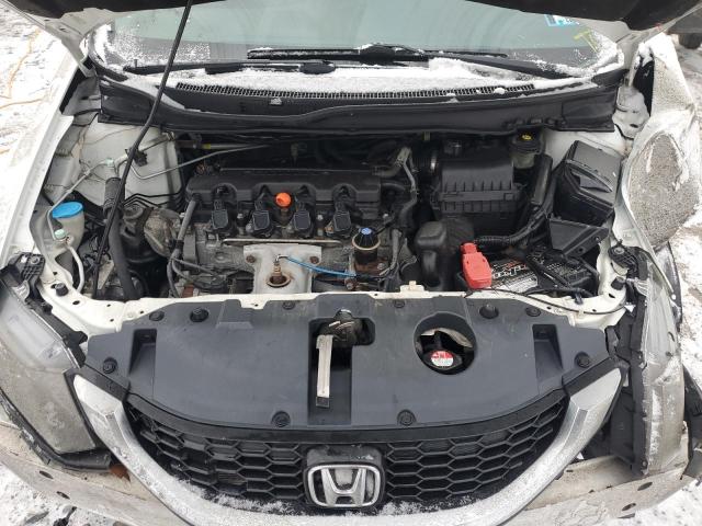 19XFB2F93DE002702 - 2013 HONDA CIVIC EXL თეთრი ფოტო 11