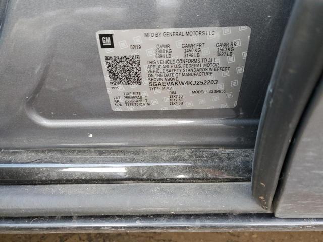 5GAEVAKW4KJ252203 - 2019 BUICK ENCLAVE ESSENCE 灰色 照片 13