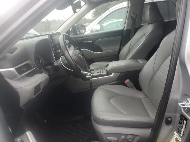 5TDGZRBH6NS195005 - 2022 TOYOTA HIGHLANDER XLE 银色 照片 7