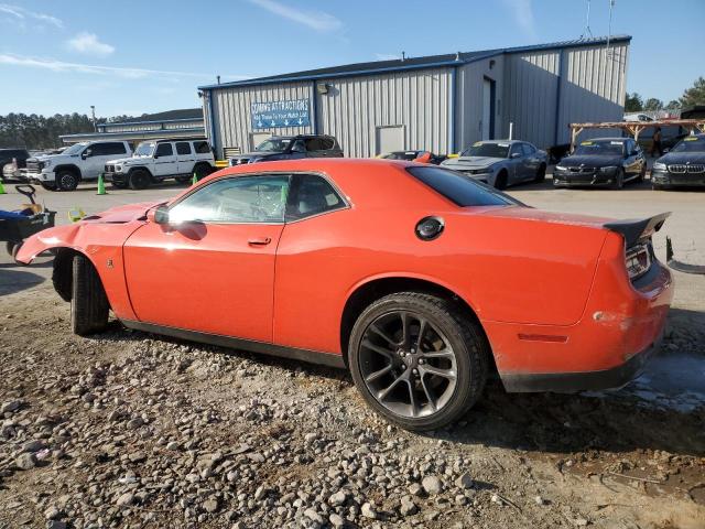 2C3CDZFJ7PH503346 - 2023 DODGE CHALLENGER R/T SCAT PACK ORANGE photo 2