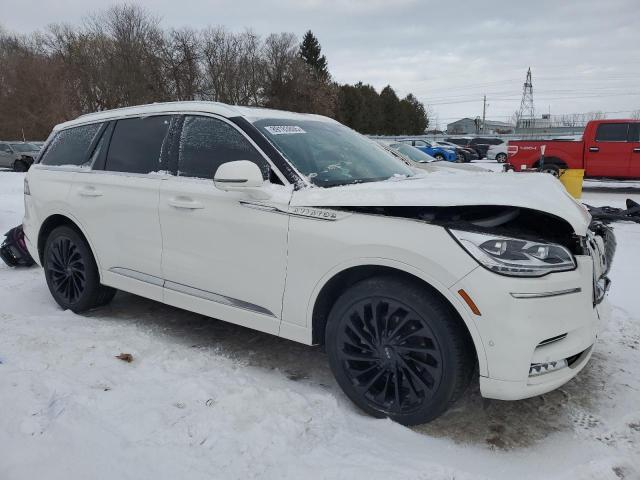 5LM5J7XC5MGL12588 - 2021 LINCOLN AVIATOR RESERVE Biały zdjęcie 4