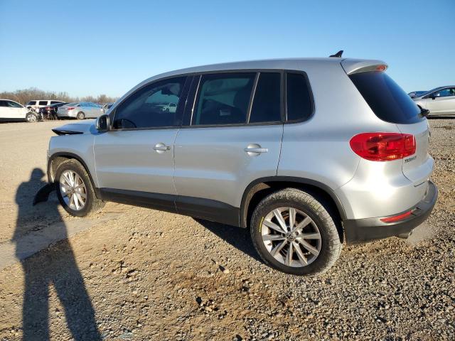 WVGAV3AX7EW587669 - 2014 VOLKSWAGEN TIGUAN S SILVER photo 2