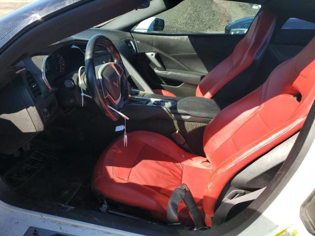 1G1YB2D73H5114291 - 2017 CHEVROLET CORVETTE STINGRAY 1LT WHITE photo 7