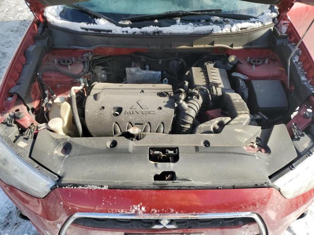 4A4AR3AU3FE009647 - 2015 MITSUBISHI OUTLANDER SPORT ES RED photo 12