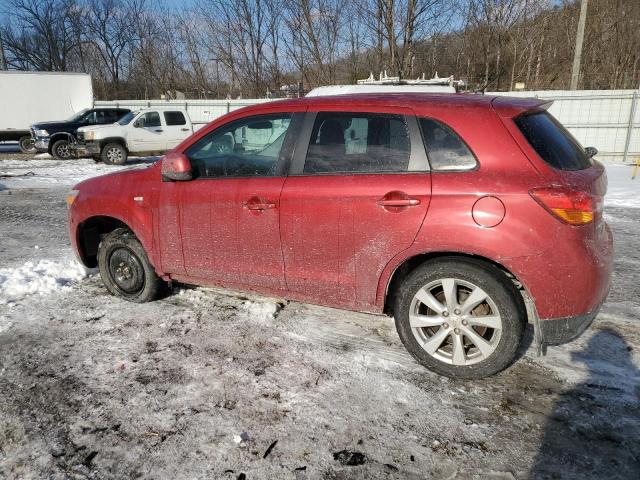 4A4AR3AU3FE009647 - 2015 MITSUBISHI OUTLANDER SPORT ES RED photo 2