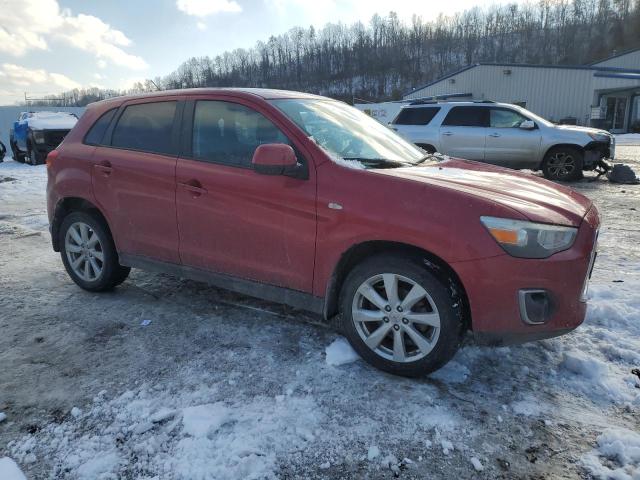 4A4AR3AU3FE009647 - 2015 MITSUBISHI OUTLANDER SPORT ES RED photo 4