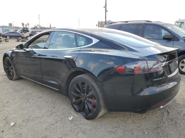 5YJSA1H29EFP65153 - 2014 TESLA MODEL S BLACK photo 2