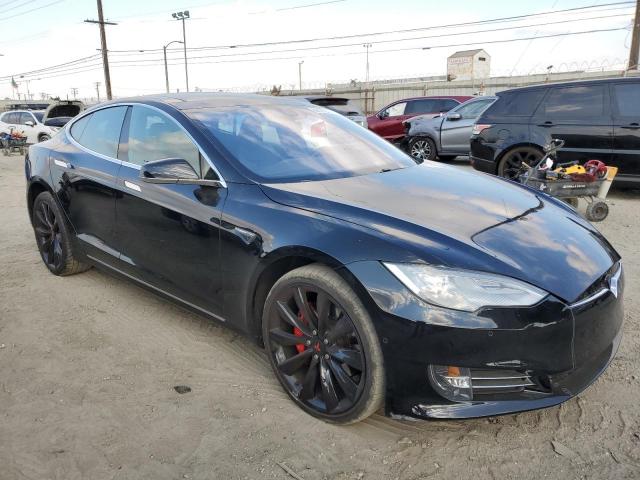 5YJSA1H29EFP65153 - 2014 TESLA MODEL S BLACK photo 4