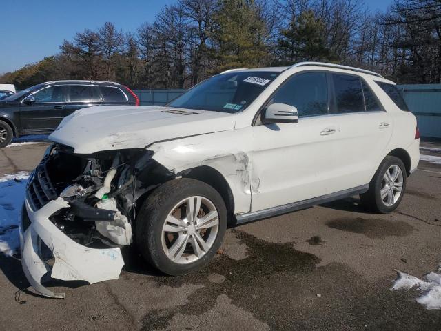 4JGDA5HB9DA201117 - 2013 MERCEDES-BENZ ML 350 4MATIC WHITE photo 1