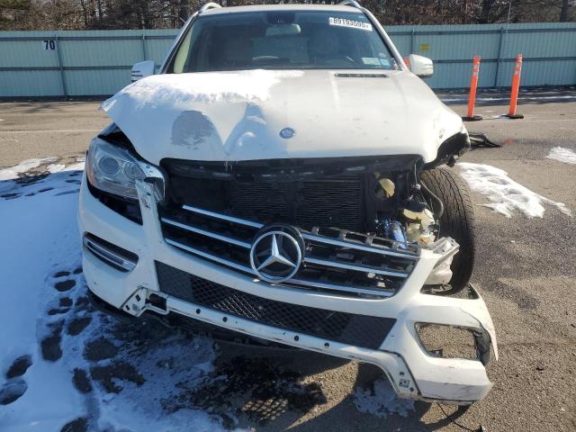 4JGDA5HB9DA201117 - 2013 MERCEDES-BENZ ML 350 4MATIC WHITE photo 5