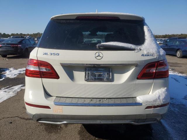 4JGDA5HB9DA201117 - 2013 MERCEDES-BENZ ML 350 4MATIC WHITE photo 6