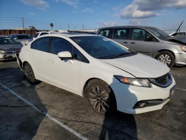 19XFB2F96FE224170 - 2015 HONDA CIVIC EXL თეთრი ფოტო 4