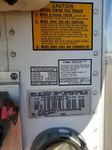 1UYVS2537N2658314 - 2022 UTILITY TRAILER WHITE photo 10