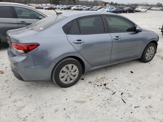 3KPA24AD9LE298938 - 2020 KIA RIO LX GRAY photo 3