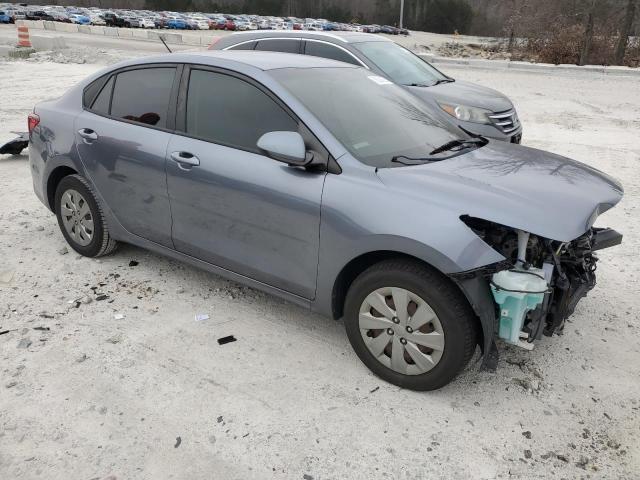 3KPA24AD9LE298938 - 2020 KIA RIO LX GRAY photo 4