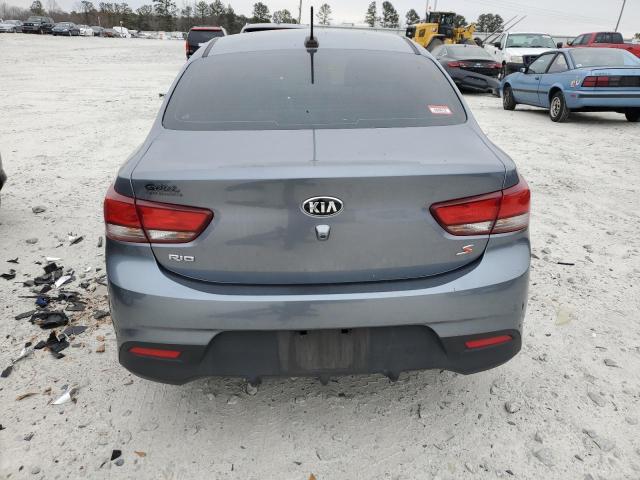 3KPA24AD9LE298938 - 2020 KIA RIO LX GRAY photo 6