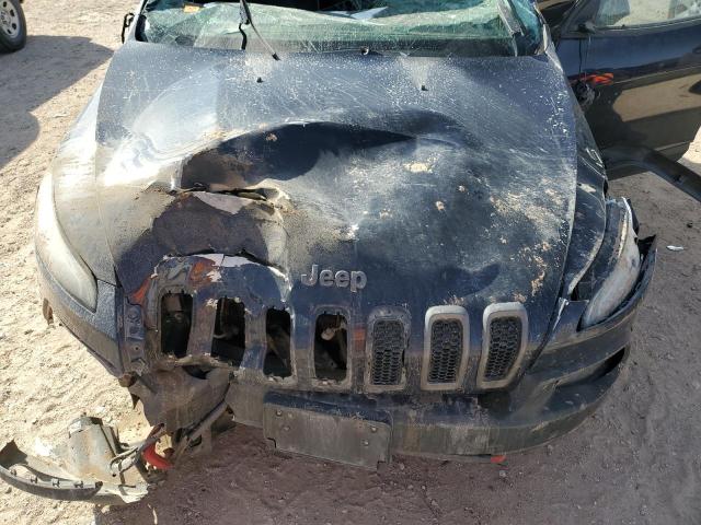 1C4PJMBSXEW257317 - 2014 JEEP CHEROKEE TRAILHAWK BLUE photo 12