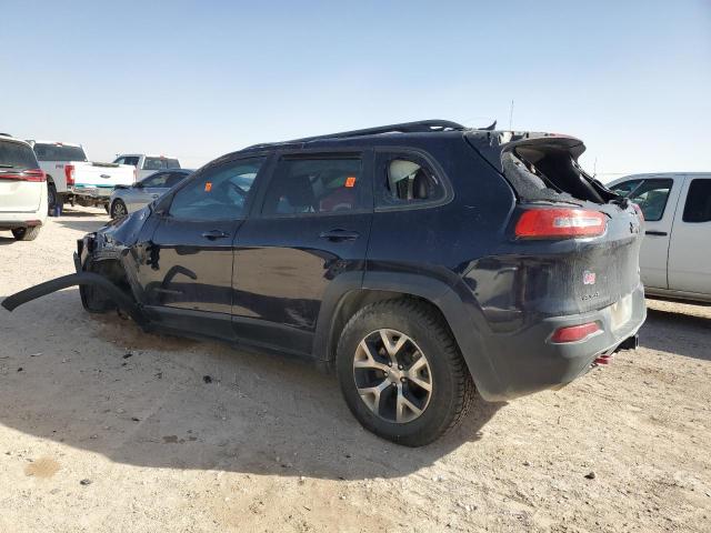 1C4PJMBSXEW257317 - 2014 JEEP CHEROKEE TRAILHAWK BLUE photo 2