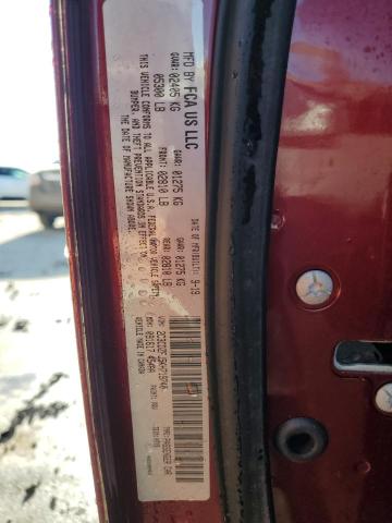 2C3CDZFJ5KH719740 - 2019 DODGE CHALLENGER R/T SCAT PACK BURGUNDY photo 12